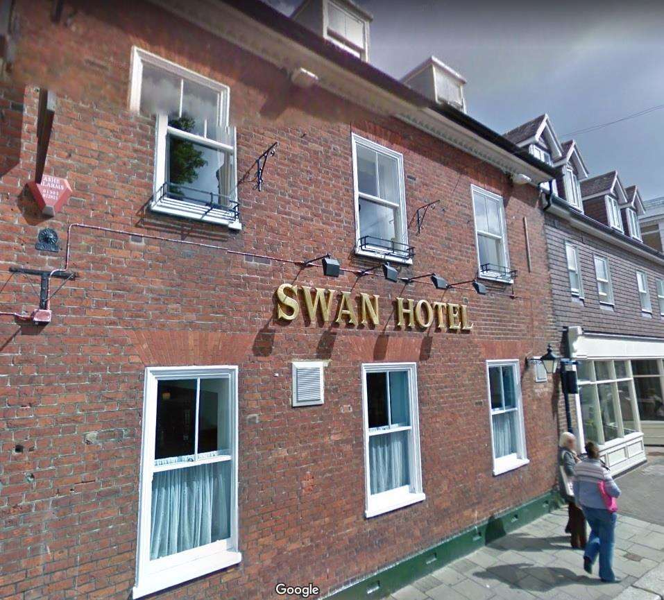 Swan Hotel in Hythe. Picture: Google Street View