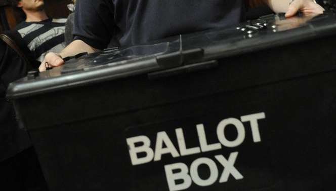 The votes will be counted tonight at the Maidstone Leisure Centre