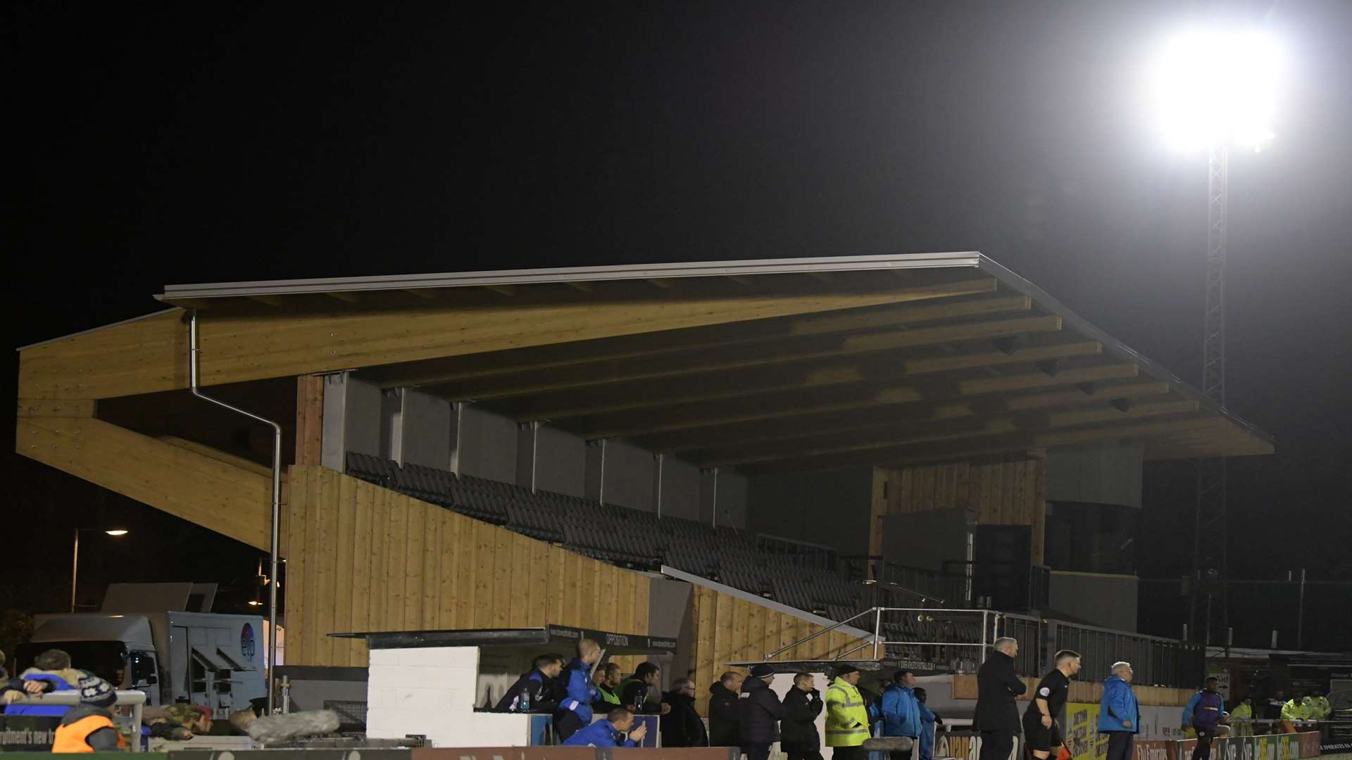 Dover's new Family Stand at Crabble. Picture: Barry Goodwin
