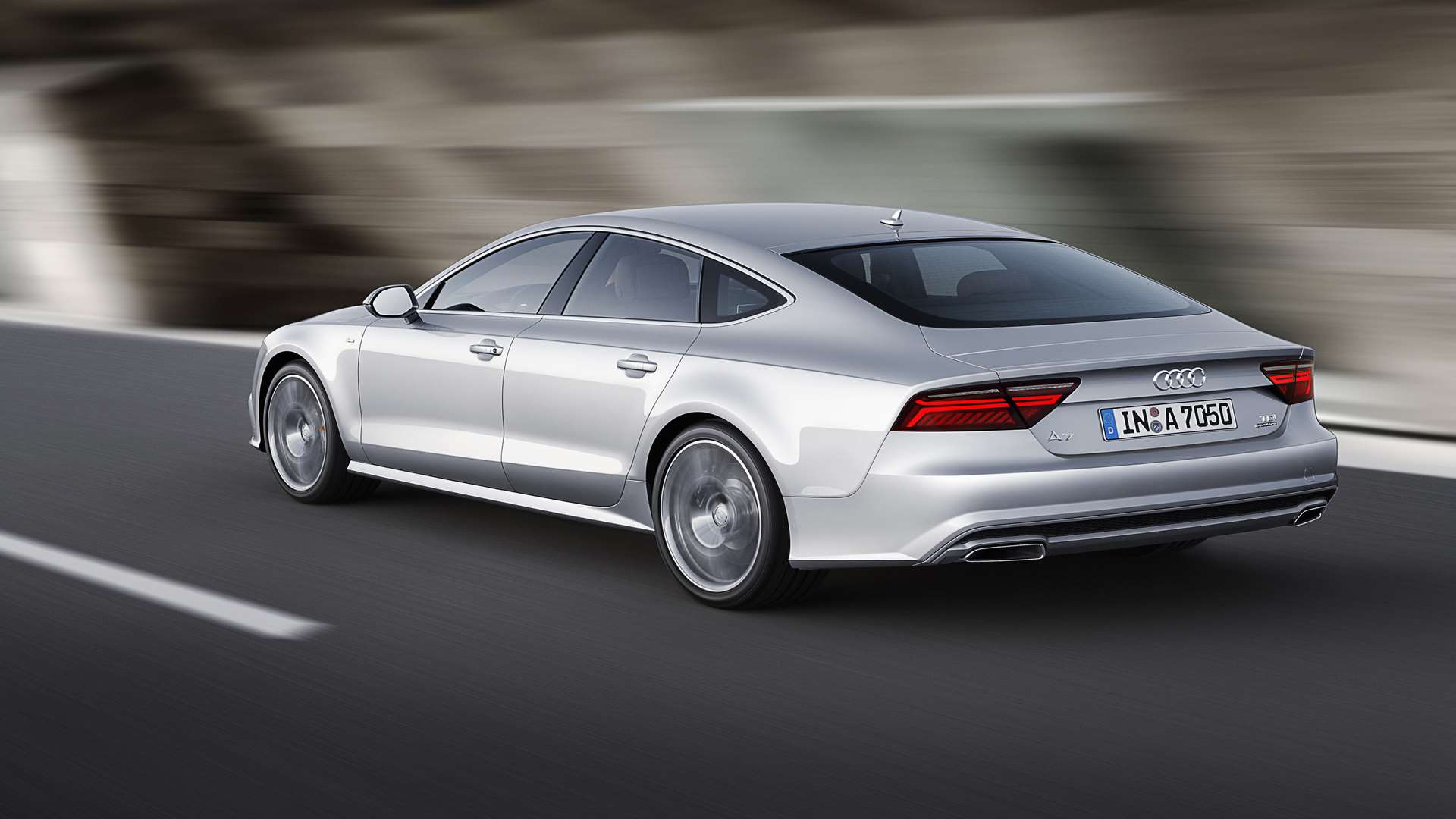 The A7's styling is coupe-like