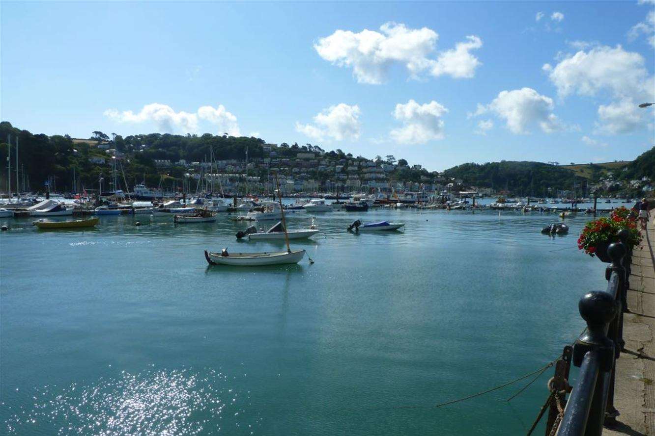 A view of Dartmouth from the River Dart