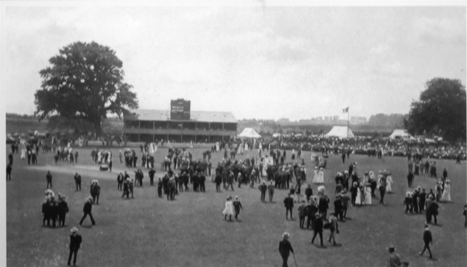 Canterbury's St Lawrence Ground - now Kent's main home - pictured in 1923. Picture: Ian Phipps/Kent County Cricket Grounds by Howard Milton and Peter Francis