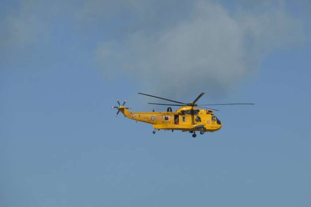 Rescue helicopter from RAF Wattisham in East Anglia. Picture: HM Coastguard