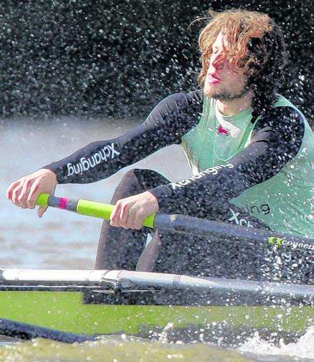Ashford rower Tom Ransley, who won bronze on his World Cup debut with Great Britain