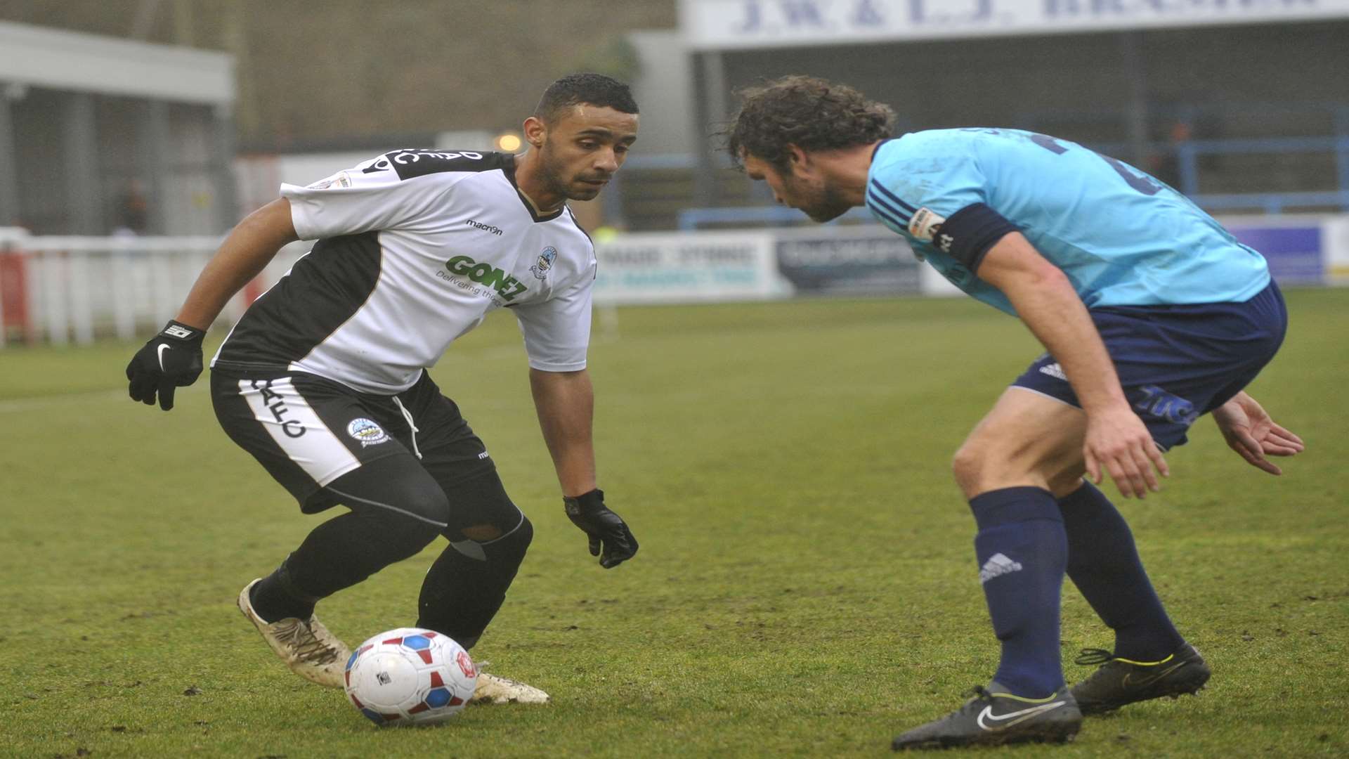 Stefan Payne, left, missed a penalty