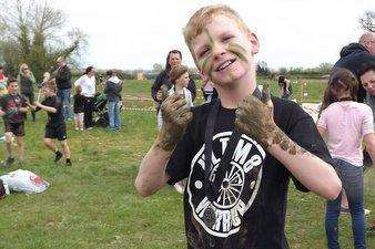 Mason Nolker took part in the Dirty Dozen obstacle course in aid of the Paul Trigwell Memorial Fund