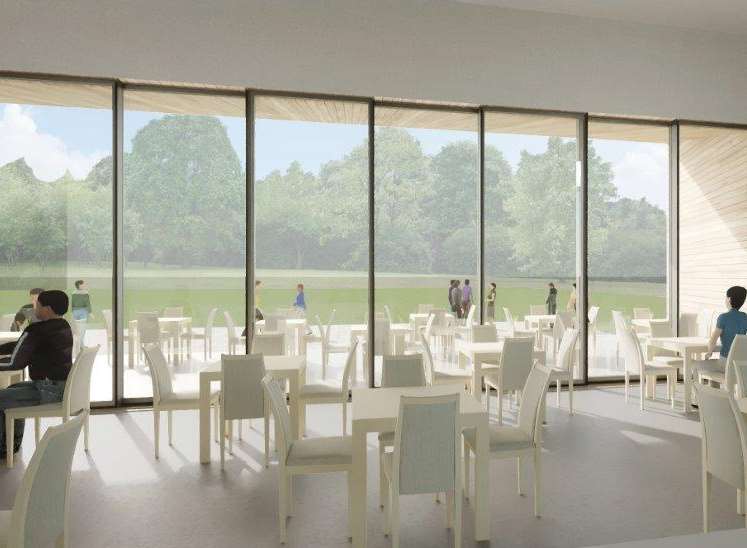 An artist's impression of the Mote Park Centre