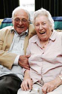Peggy and Ted Roufe celebrate 70 years of Marriage