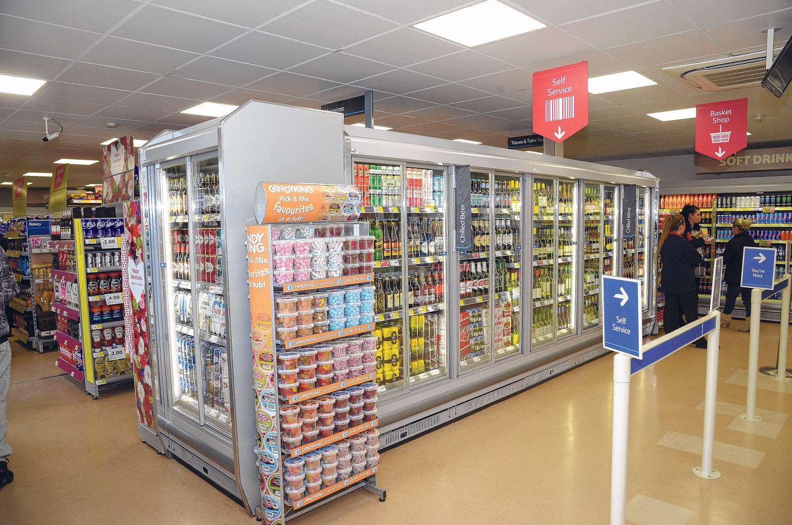 The Tesco Express in Mace Lane recently underwent a major internal revamp