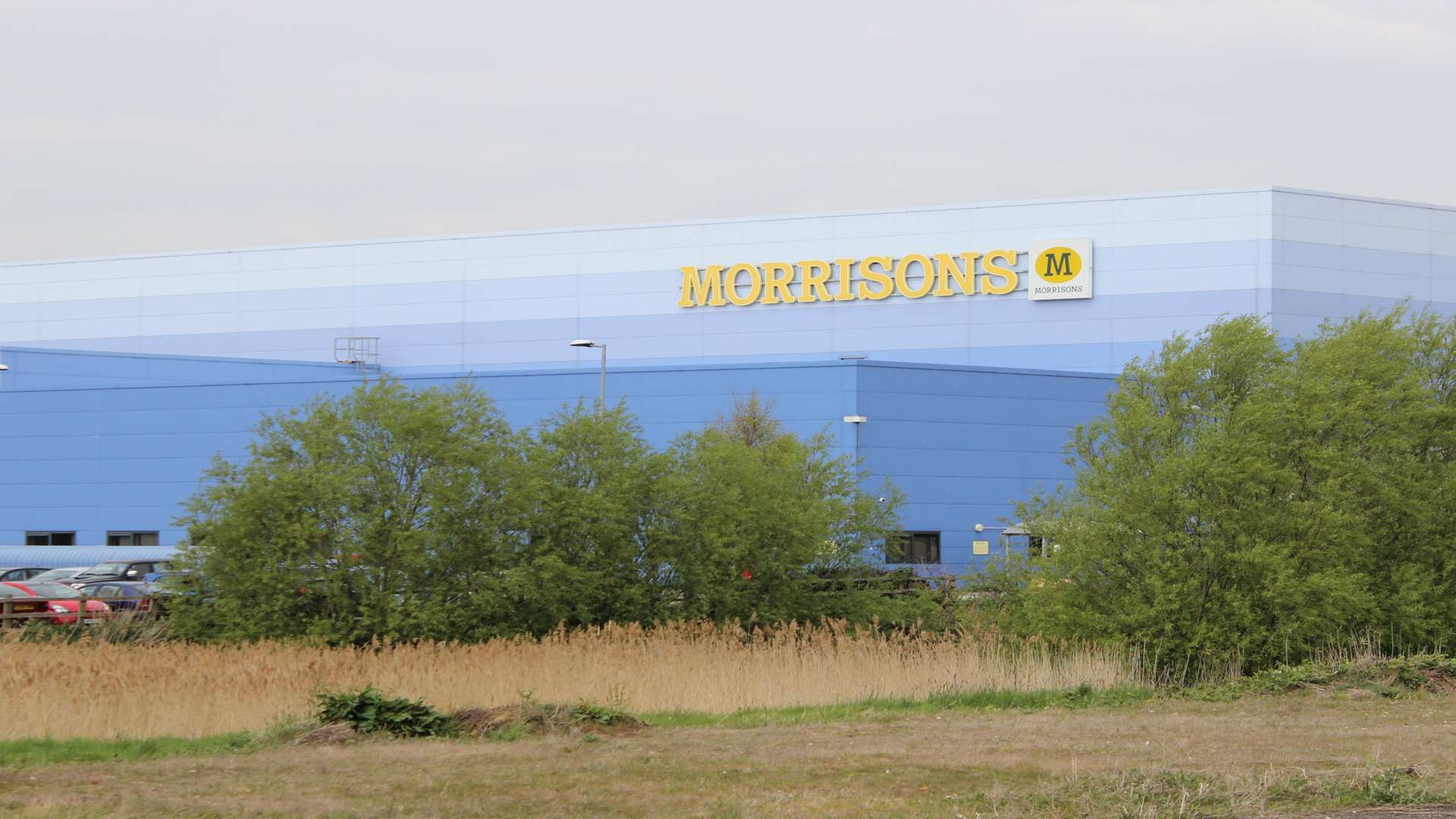 Morrisons depot at Kemsley is colour-coded all the way round