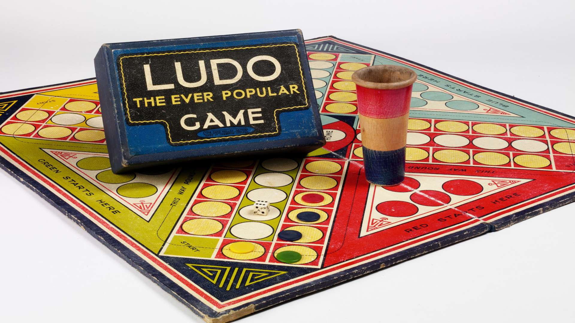 Ludo is one of the games on show at Maidstone Museum's new exhibition, Game Plan