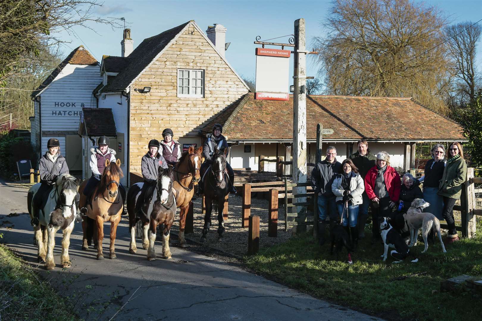 Villagers and business owners who are pulling together to buy the pub