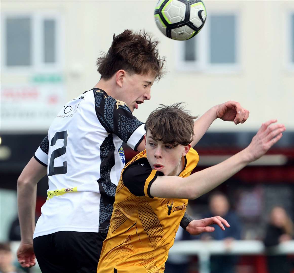 Bromley under-14s and Maidstone go head to head in the Kent Merit Under-14 Boys Cup Final on Sunday. Picture: PSP Images