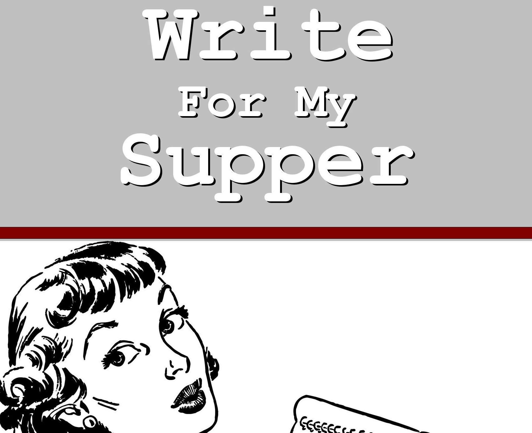 Write for my Supper by Jacqueline Fahey