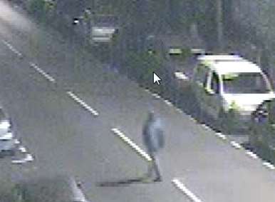 The CCTV image released by the police