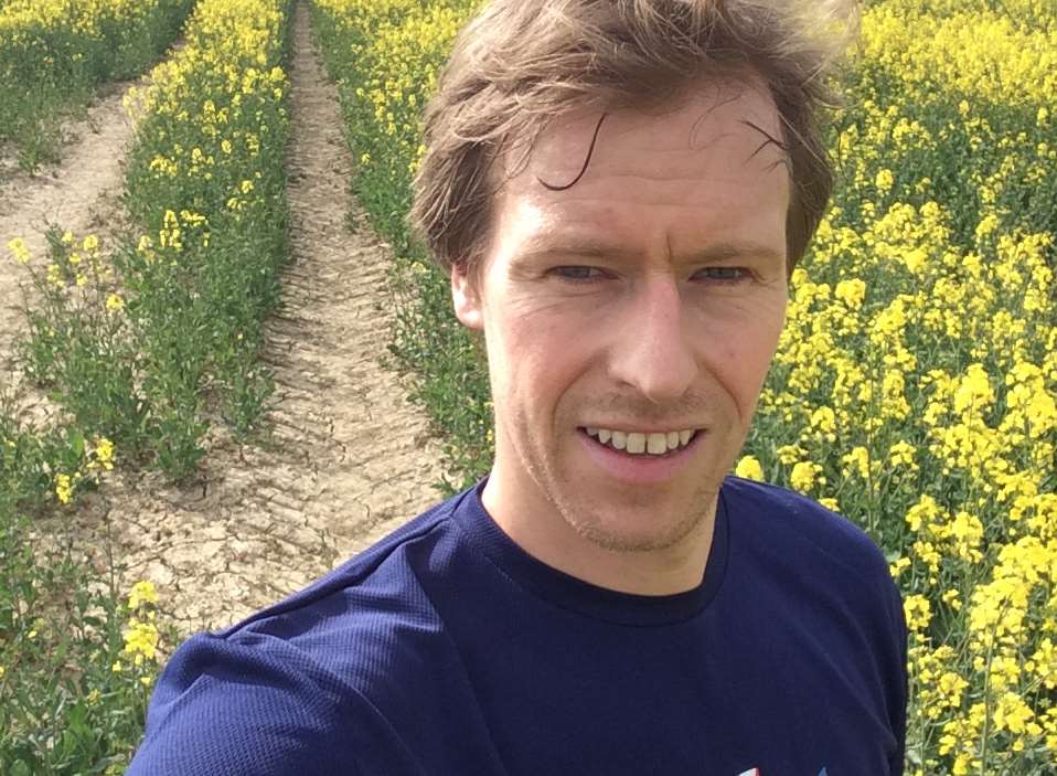 Mr Thwaites was out running on the one-year anniversary of his accident