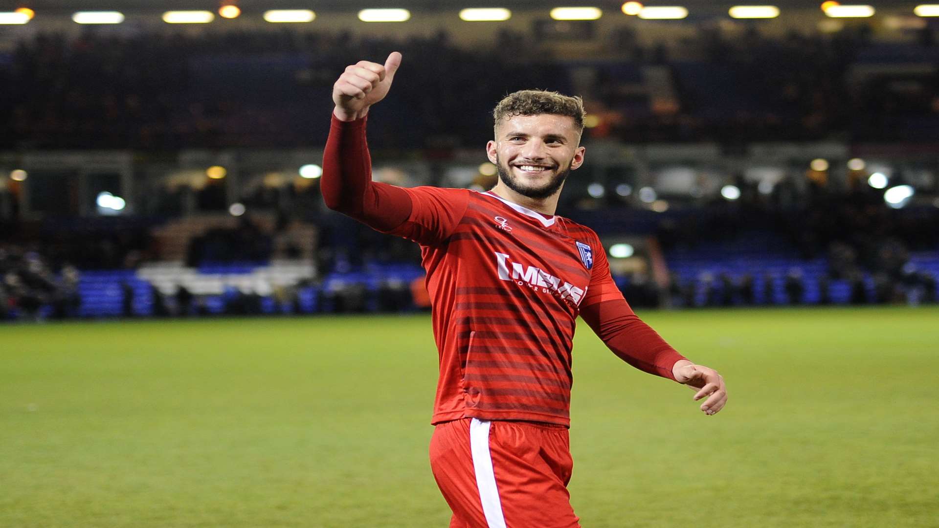 Baily Cargill scored Gillingham's equaliser at Peterborough Picture: Ady Kerry