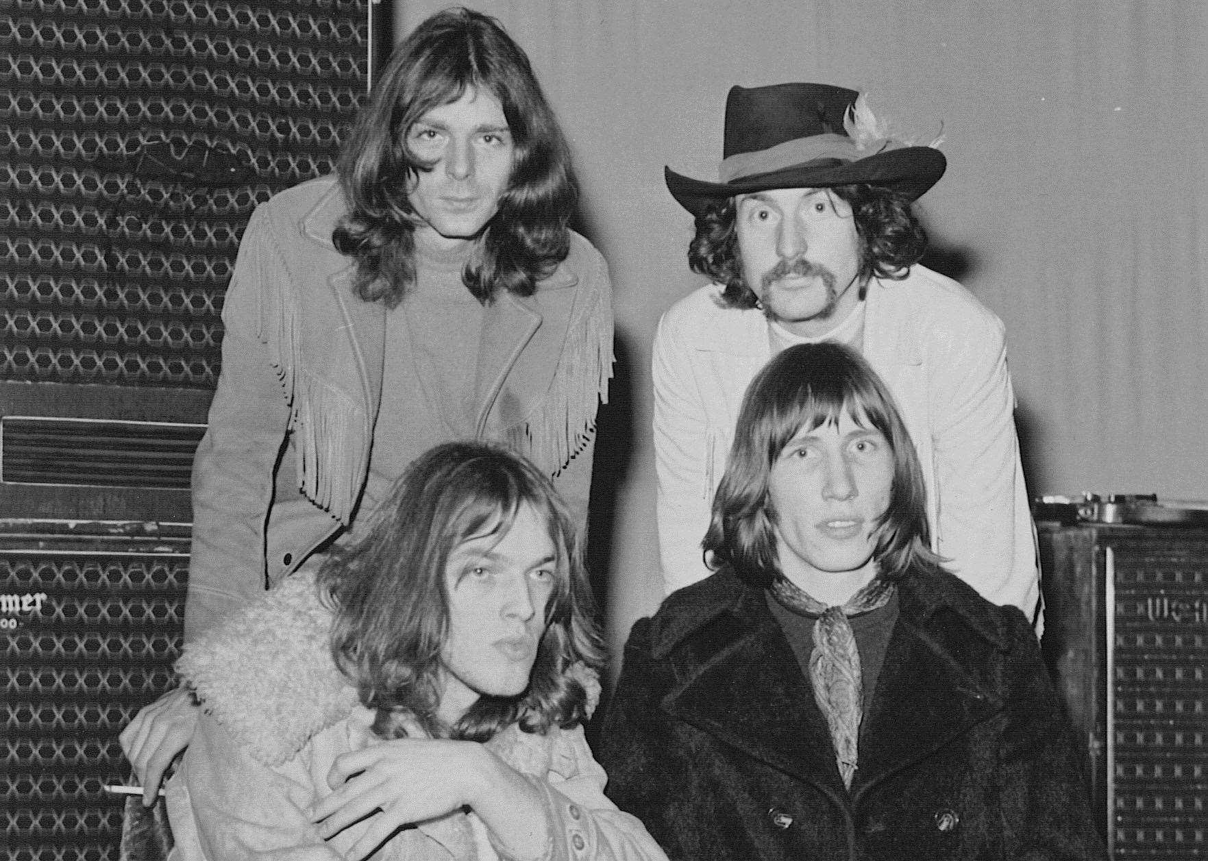 Pink Floyd at their appearance in Canterbury in 1969