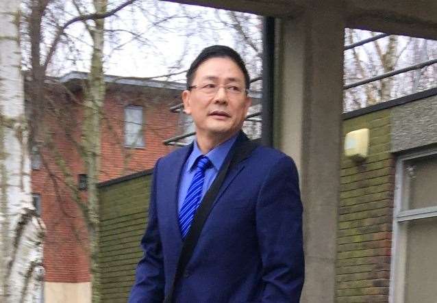 David Wen leaves Sevenoaks Magistrates' Court