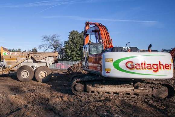 Gallagher Group working on the new Henry Schein facility in Gillingham