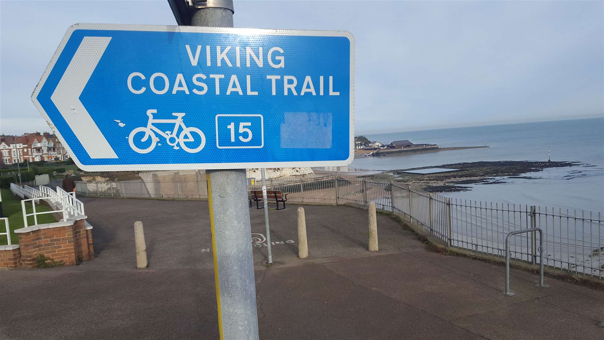 The Viking Coastal Trail is well posted along the route