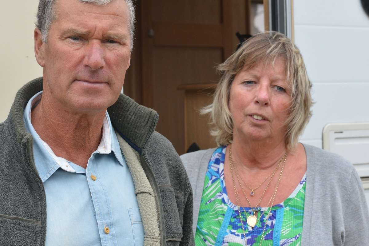 Police suspect Debbie Keeney, 54, and her 68-year-old partner Bob John were gassed by criminals