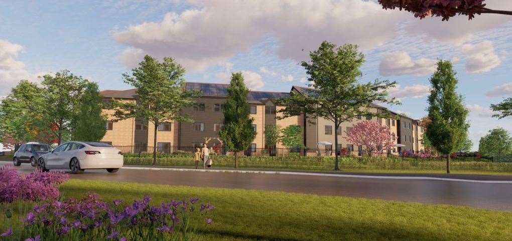 A CGI image of the care home. Picture: LNT Construction