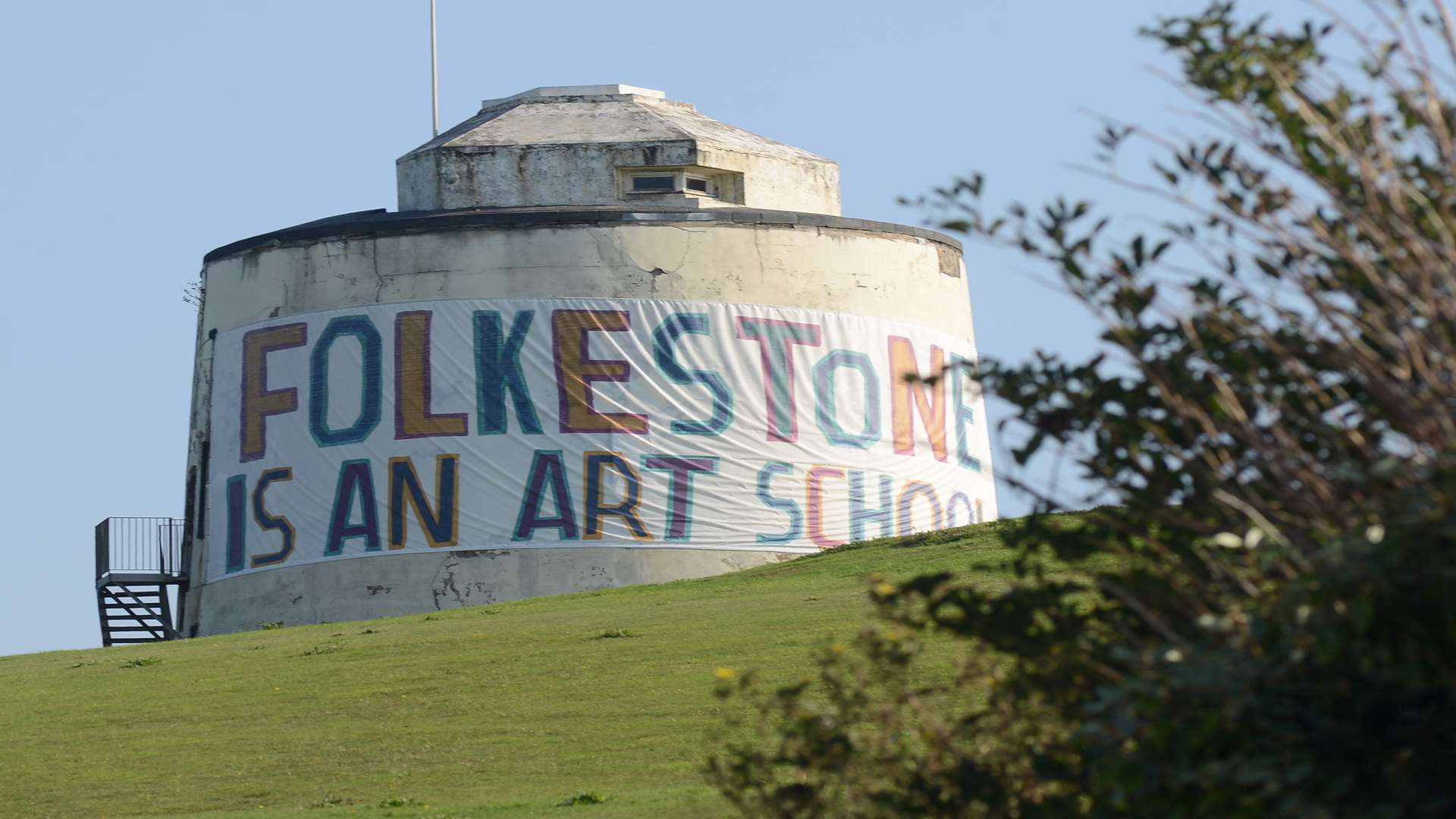 Folkestone Is An Art School by Kent-based Bob and Roberta Smith Picture: Gary Browne