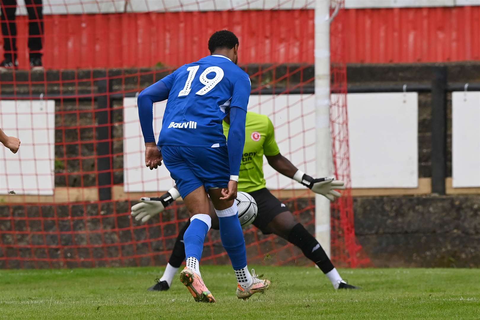 Vadaine Oliver scored for Gillingham against Welling United Picture: Keith Gillard (49062406)