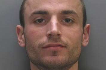 Richard Williams, 31, from Bryngwran in Anglesey, Wales, was sentenced to two years in prison. Pic: Kent Police