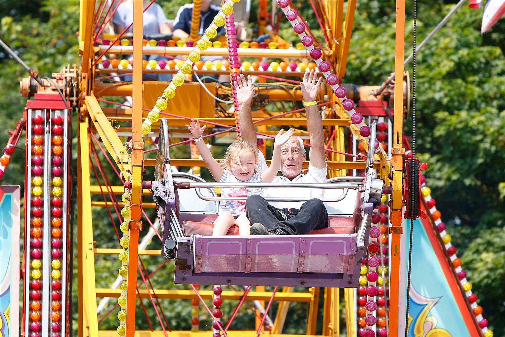 People enjoyed the ferris wheel at last years show