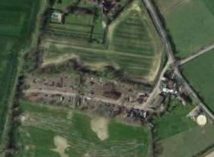 Twenty-five high-end homes are planned for a rural scrap yard. Picture: Google Maps