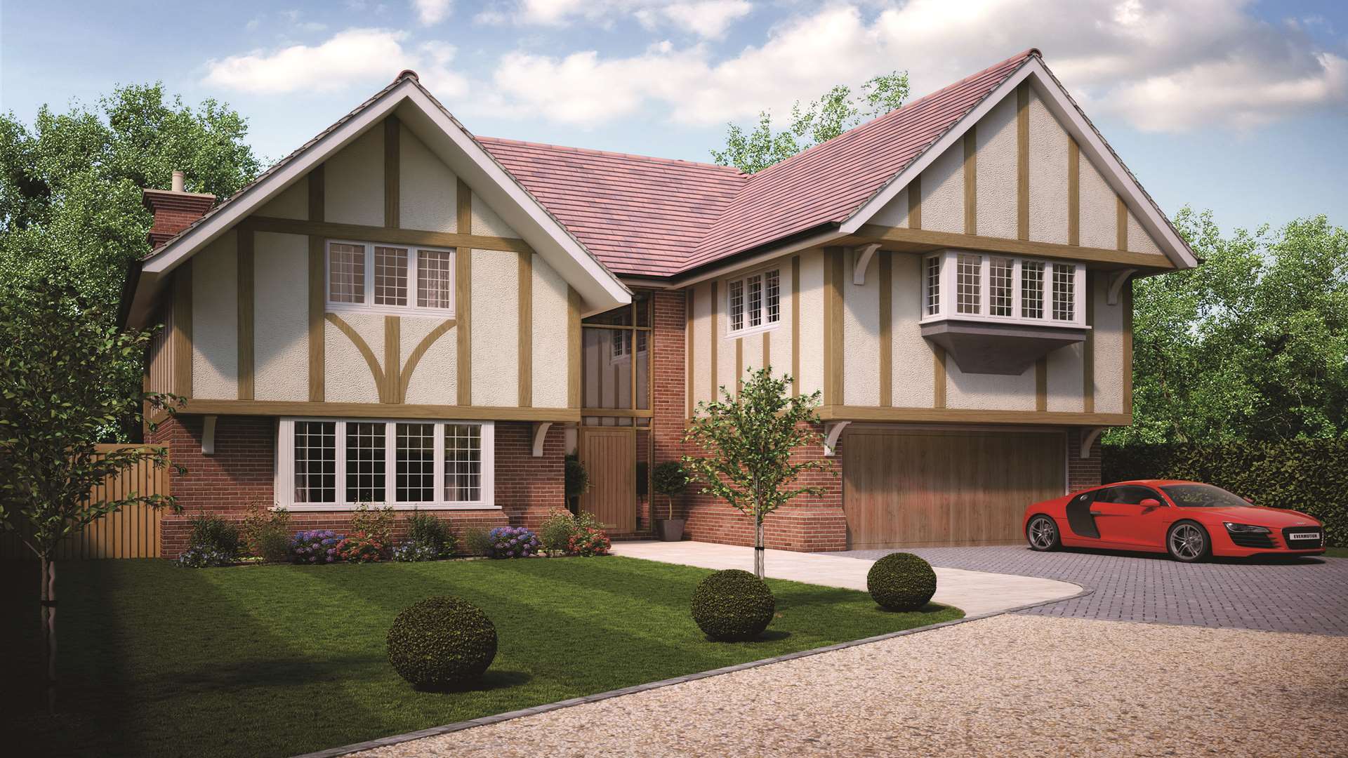 New build by Canham, two luxury homes in Sevenoaks
