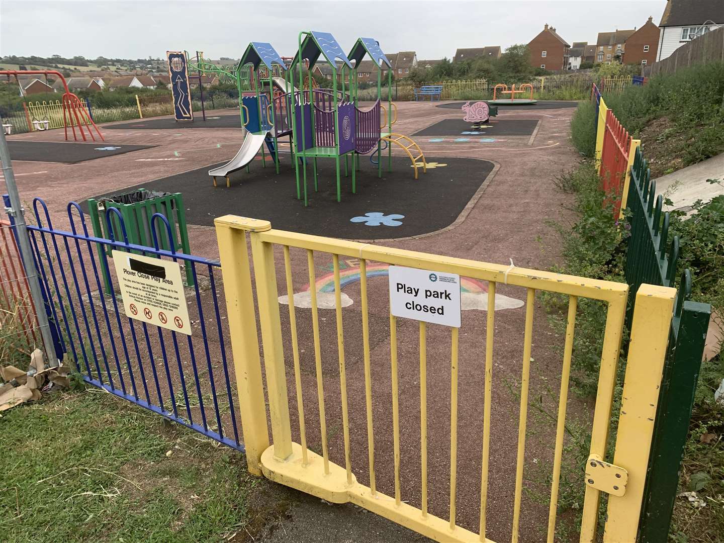 The Optivo-run play area in Plover Road, Minster, Sheppey