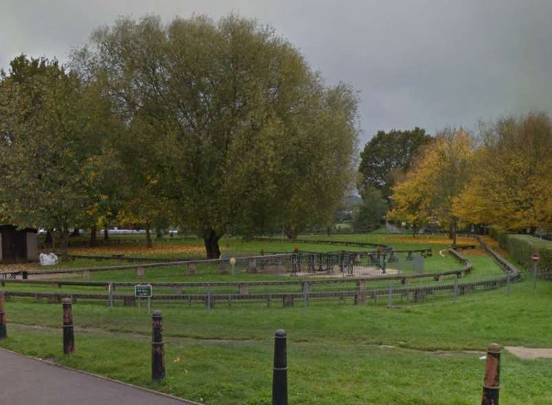 The body was discovered in The Slade, Tonbridge. Picture: Instant Street View
