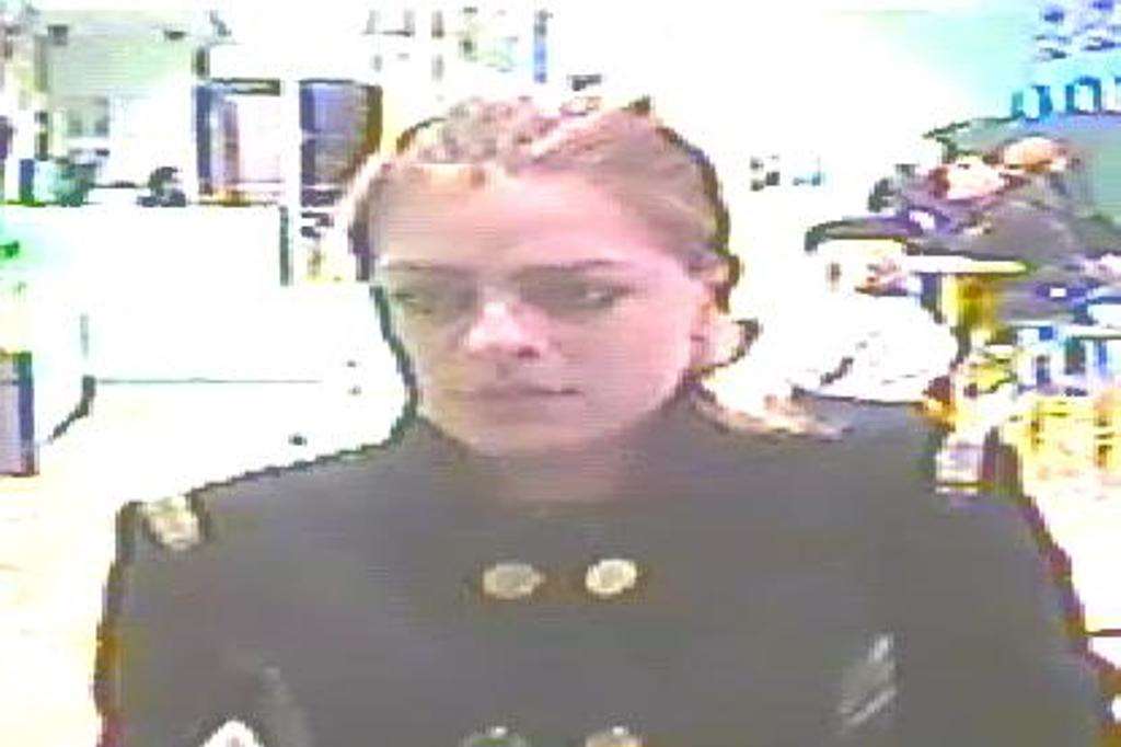 The female suspect police want to trace