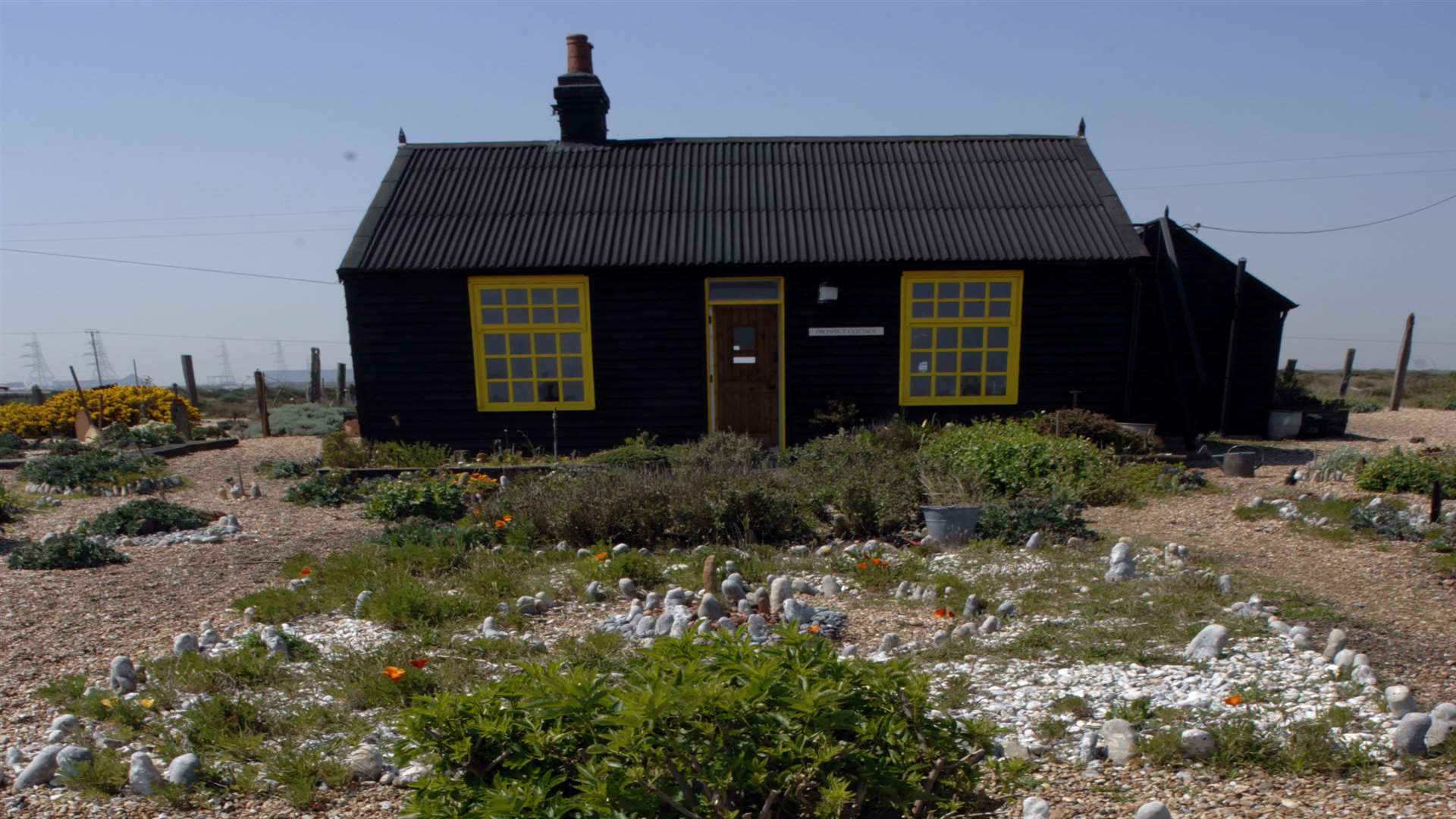 Prospect Cottage, artist Derek Jarman's former home and garden on the shingle at Dungeness. Picture: Gary Browne