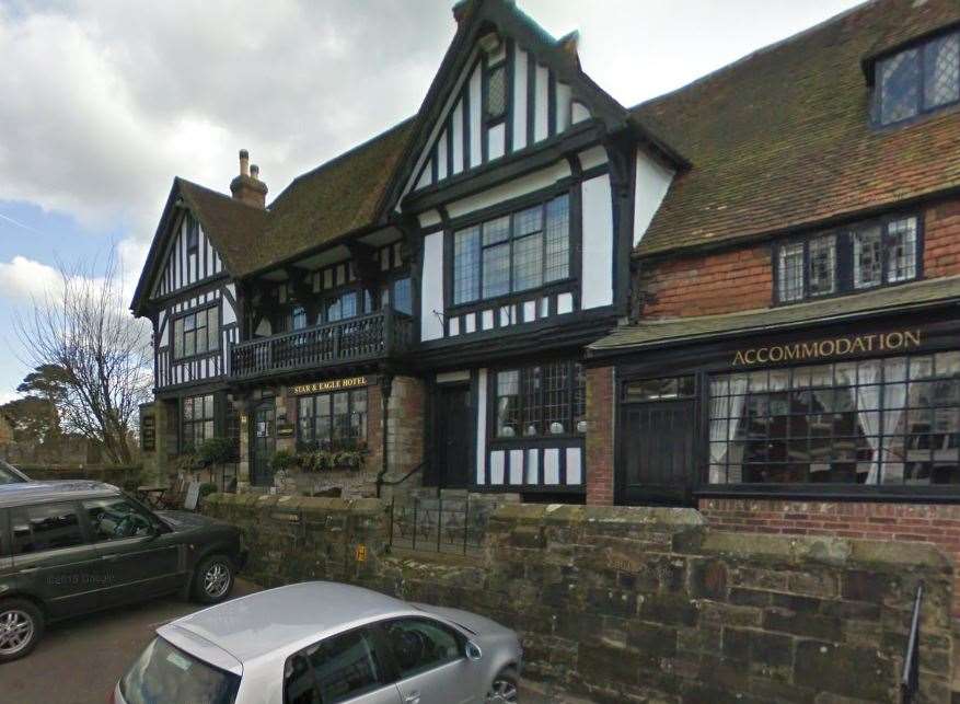 The Star and Eagle in Goudhurst, High Street. Pic: Google Streetview
