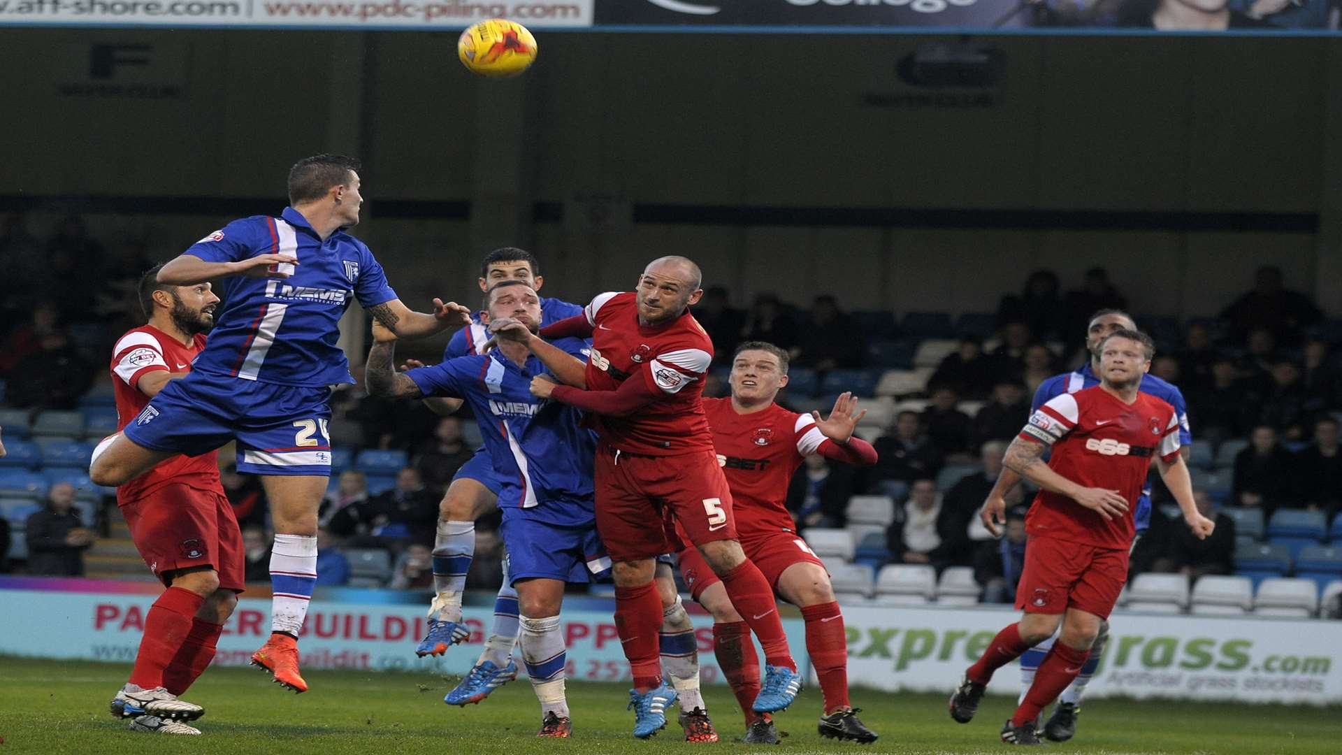 Gillingham beat Leyton Orient 3-2 on Saturday Picture: Barry Goodwin