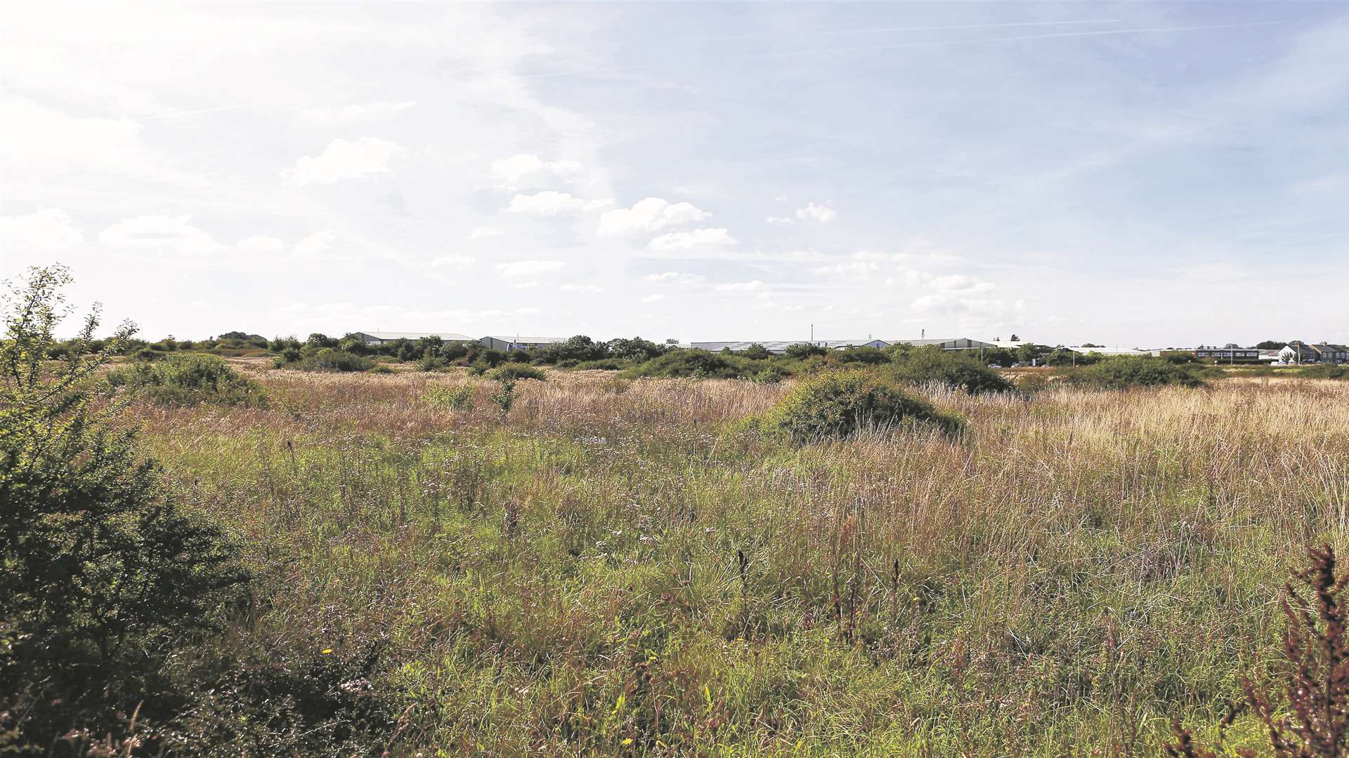 The land is to the east of St Augustine's Business Park