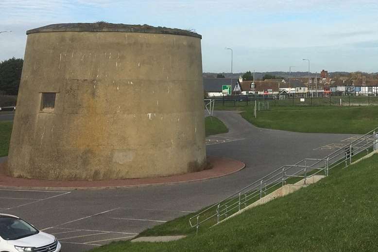 A Martello Tower in Romney Marsh went under the hammer today at a property auction