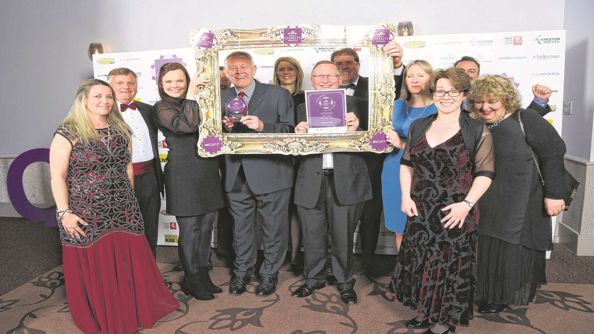 Winners of the care category, Kenward Trust. Picture: Roger Vaughan.
