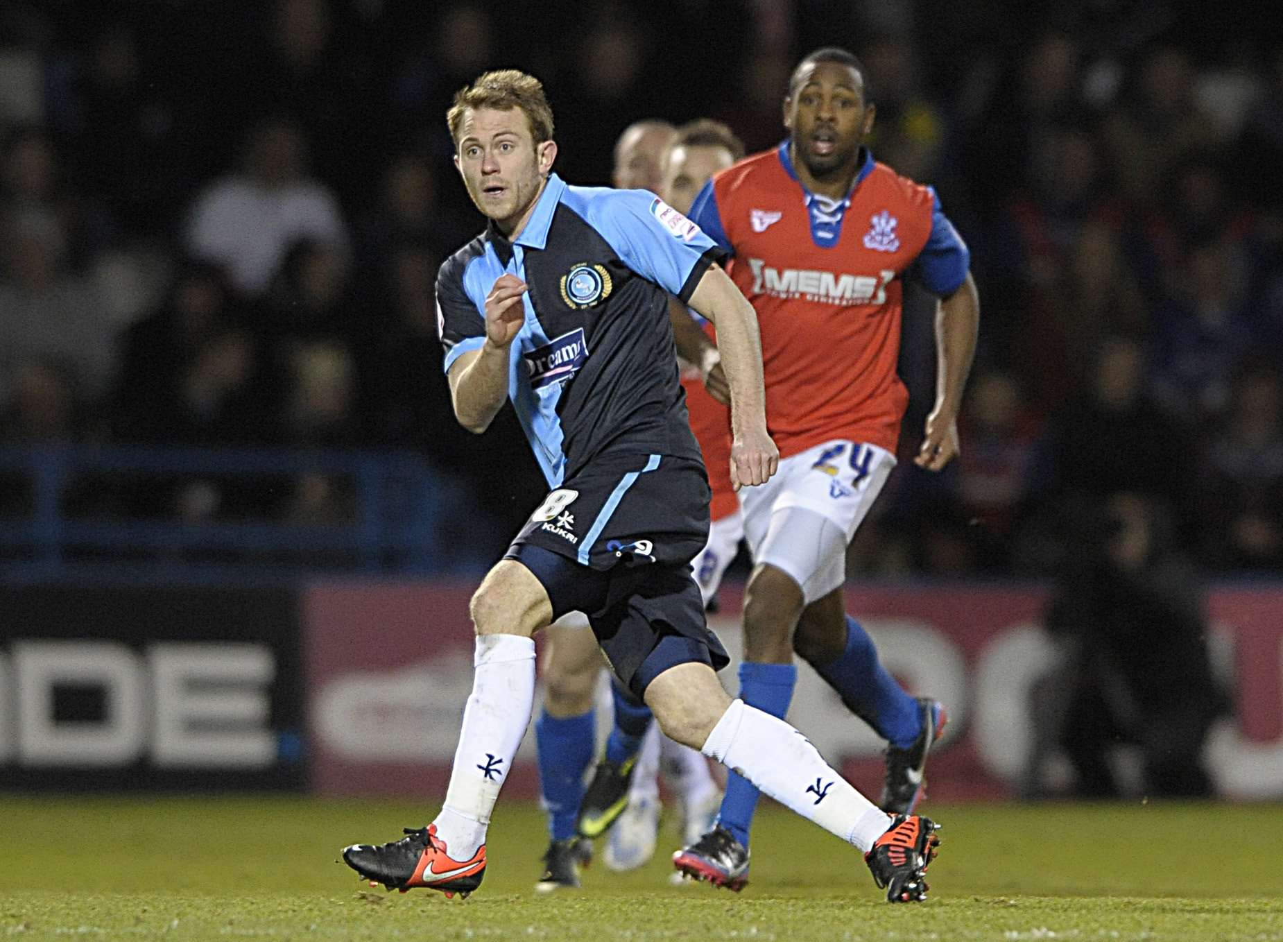 Stuart Lewis playing for Wycombe against Gillingham Picture: Barry Goodwin