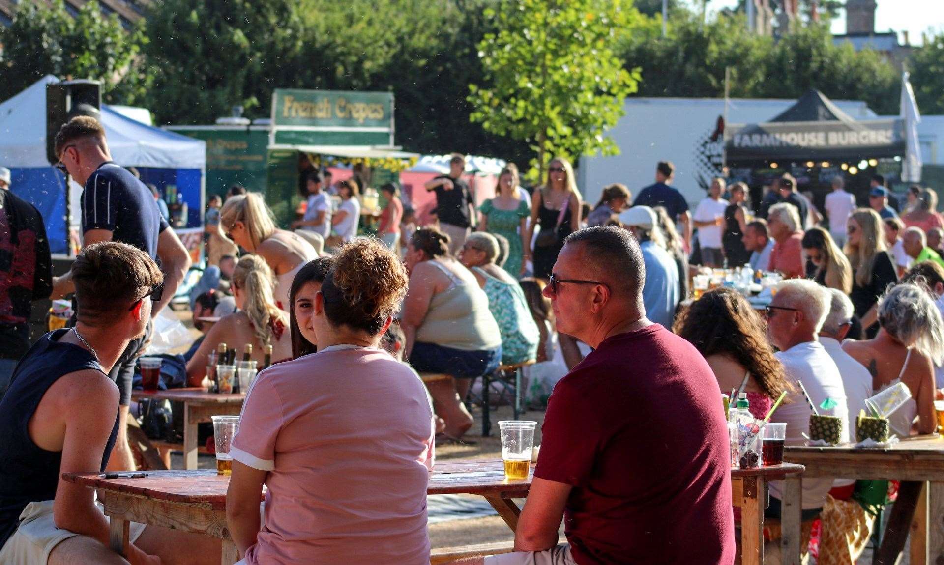 Rochester Castle hosted the first Medway Food and Drink Festival last year
