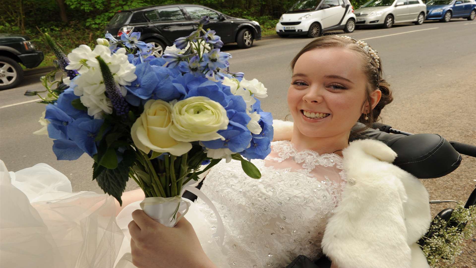 Jessica described her mission to walk down the aisle unaided as “a big ask”