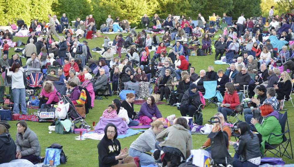Hundreds attended last year's Proms in the Park.