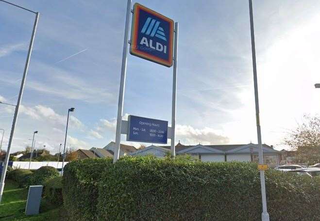 Aldi in Sittingbourne. Picture: Google