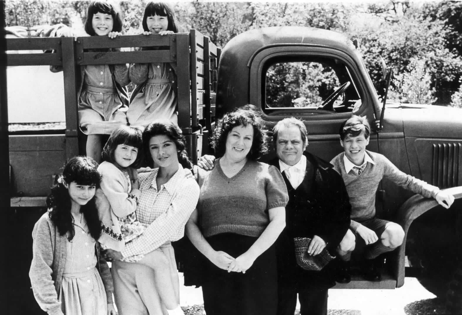 Darling Buds of May. The Larkin brood with David Jason as Pop and Pam Ferris as Ma. File pic dated 4th April, 1991