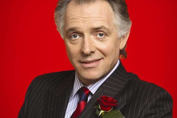 Rik Mayall when he appeared in The New Statesman in Kent in 2006