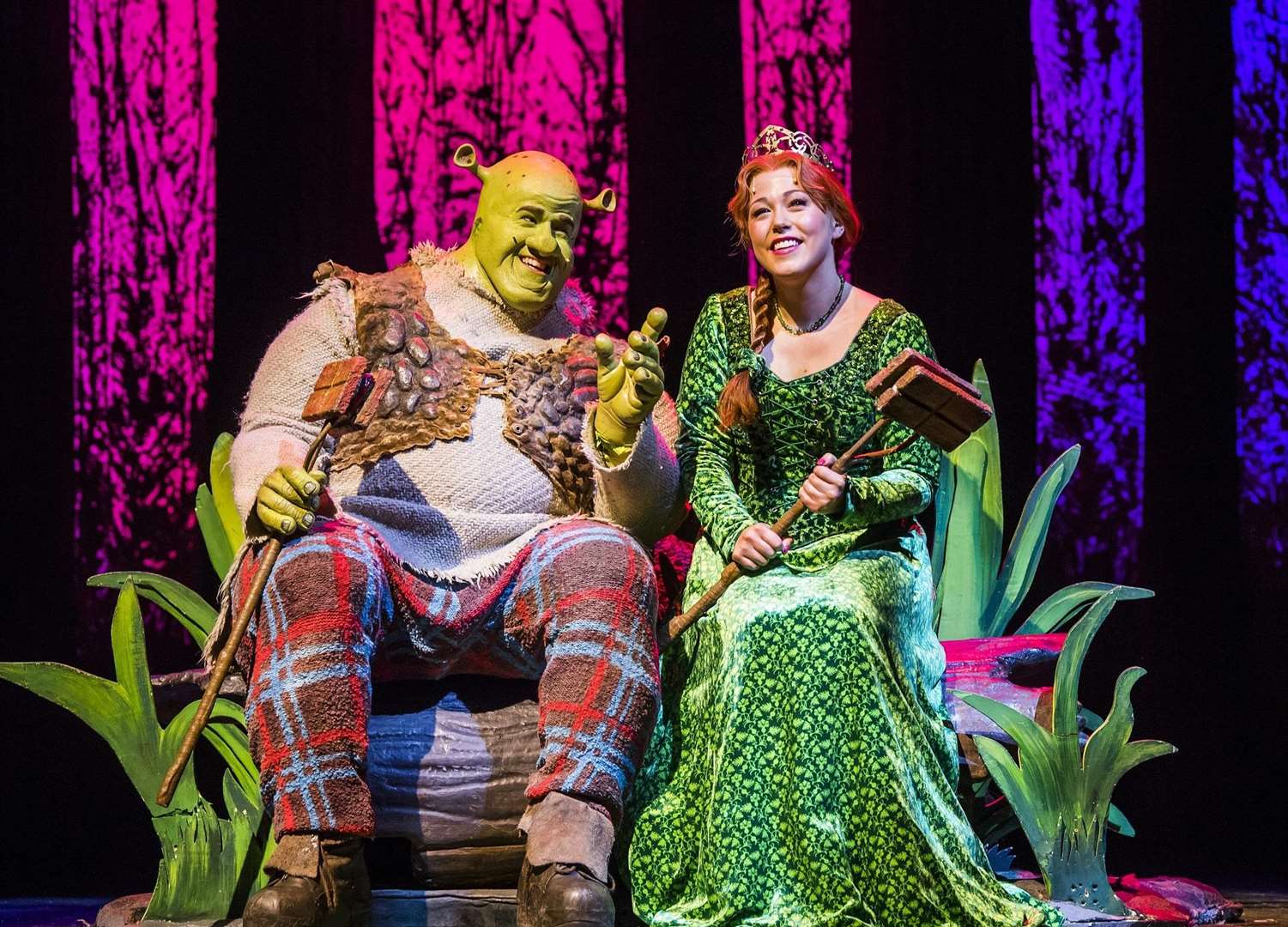 Shrek and Princess Fiona Picture: Tristram Kenton